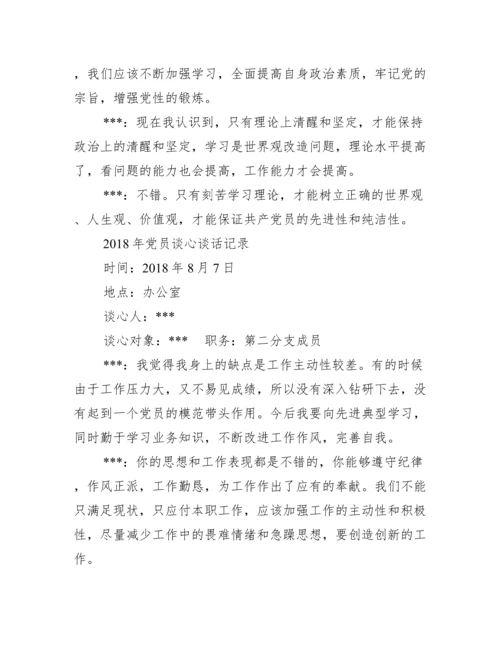 社区党支部党员谈心谈话_党员谈心谈话范文.docx