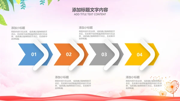 简约社区医疗保险保障工作总结ppt模板