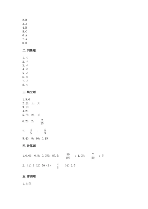 北师大版六年级下册数学 期末检测卷附参考答案【培优a卷】.docx