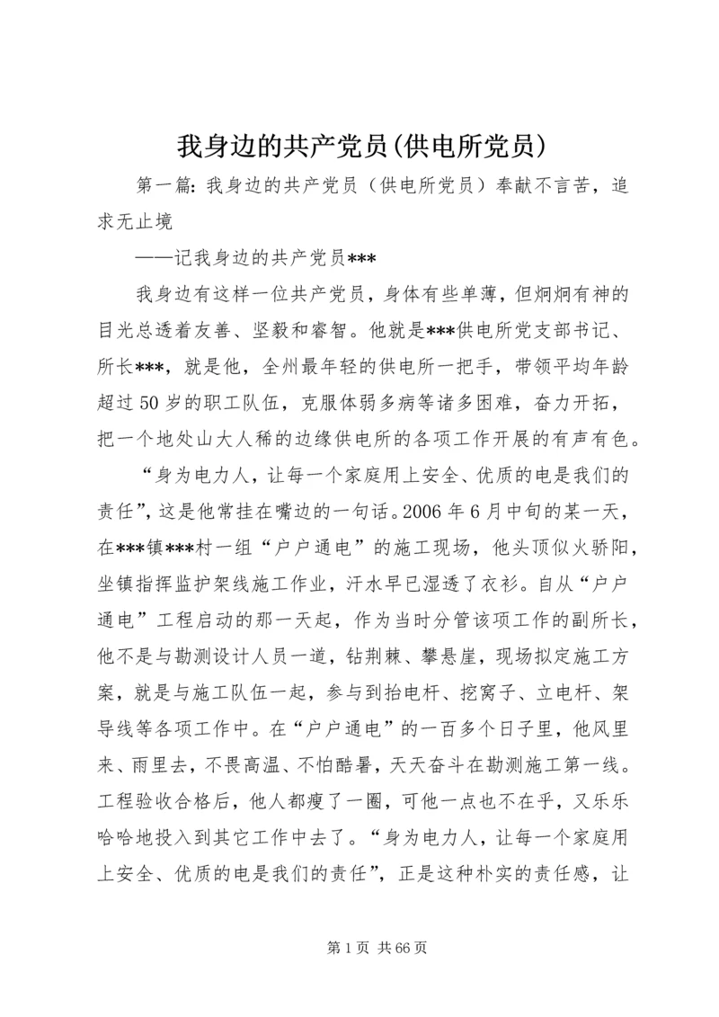 我身边的共产党员(供电所党员).docx