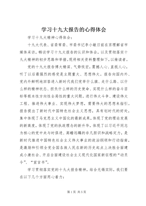 学习十九大报告的心得体会 (14).docx