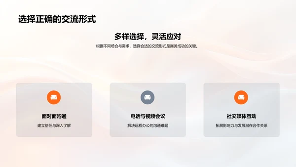 新媒体商务礼仪研讨PPT模板