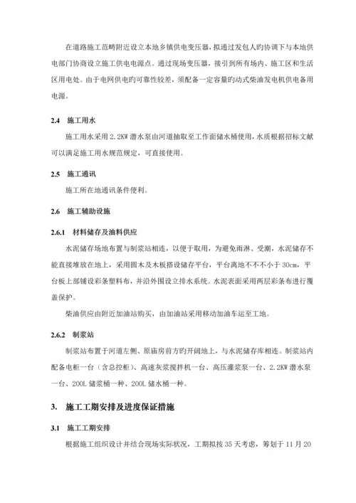 单管高压旋喷桩综合施工专项专题方案.docx