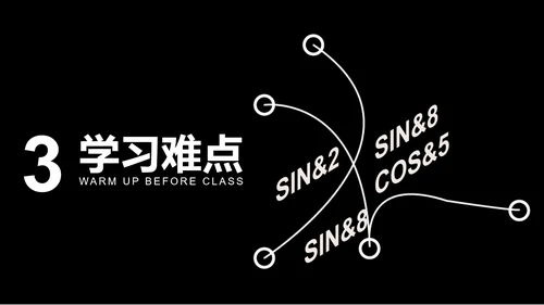 黑色简约风工作教学PPT模板
