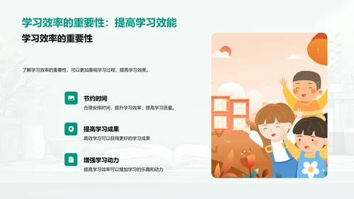 学习效率提升报告PPT模板