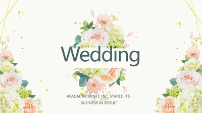 婚礼舞台开场片头相册婚礼纪念册PPT