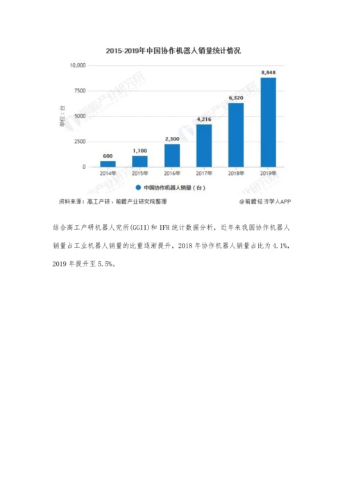 中国协作机器人行业市场现状及发展前景分析-将成为工业机器人发展未来.docx