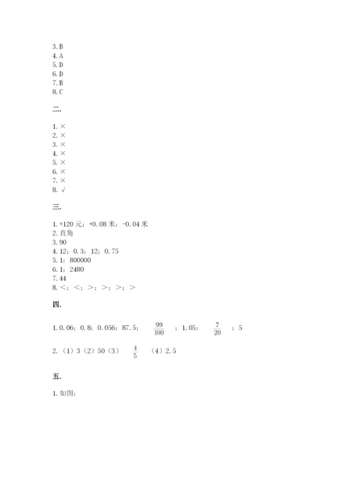 苏教版数学小升初模拟试卷【各地真题】.docx