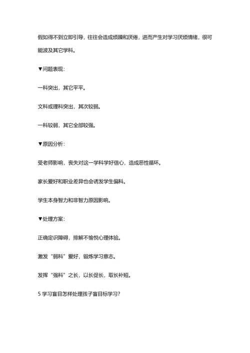 学习成绩总不好史上最全的学生成绩解决专项方案.docx