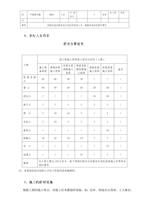 吊桥专项综合施工专题方案.docx