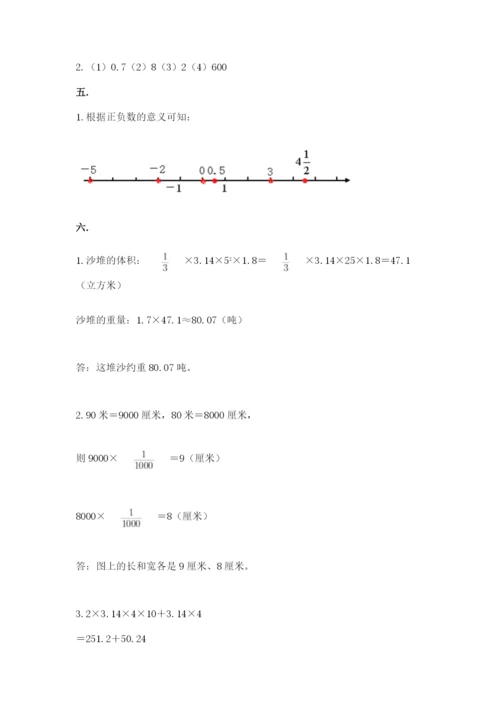 苏教版小升初数学模拟试卷【达标题】.docx