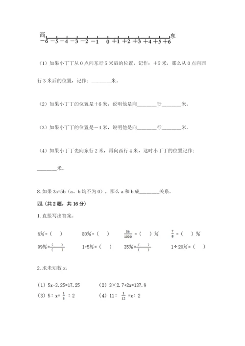 苏教版数学六年级下册试题期末模拟检测卷【名师推荐】.docx