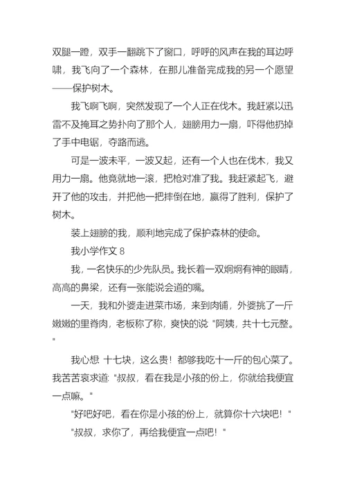 我小学作文集锦15篇