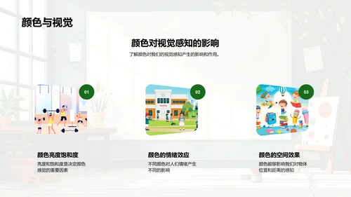探索颜色实验课PPT模板