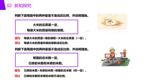 小学六年级数学反比例知识点PPT教学课件
