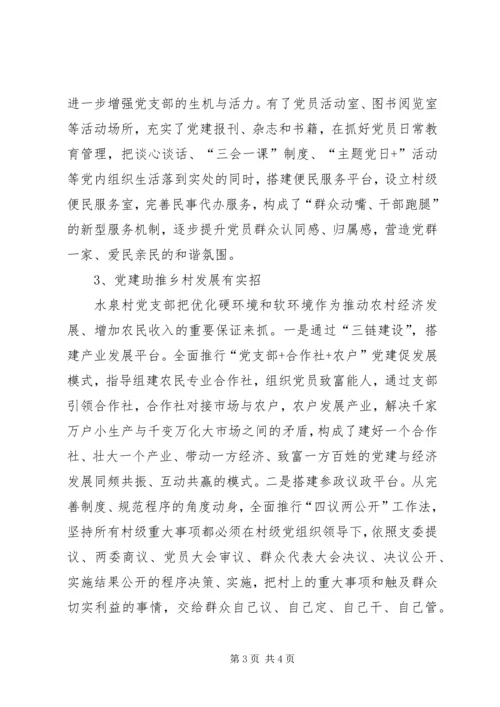村党支部标准化工作典型案例.docx