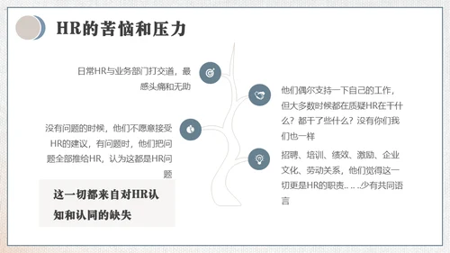 HR如何与业务部门沟通培训通用PPT模板