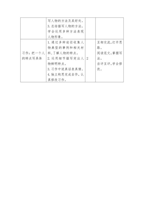 2022-2023学年部编版语文五年级下册第五单元教学计划教案