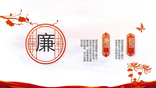 红色党建政协工作报告党课动态PPT