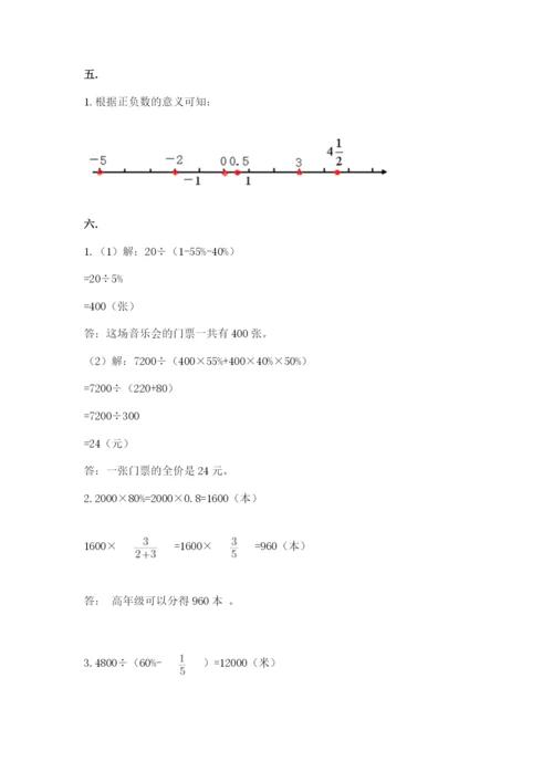 北京版数学小升初模拟试卷【基础题】.docx