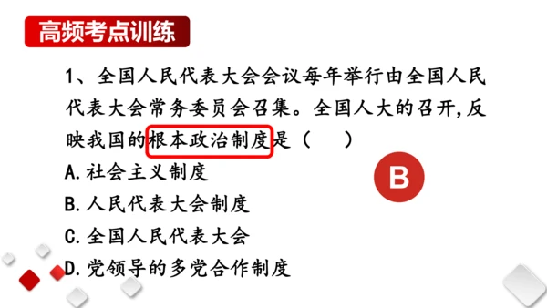 第三单元  人民当家作主  期末复习课件(共93张PPT)