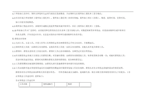 五金仓库管理学习规定