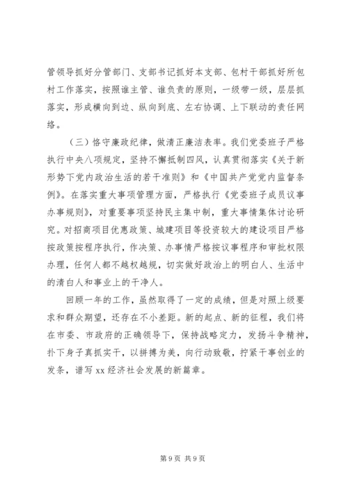 乡镇领导班子年终工作总结.docx