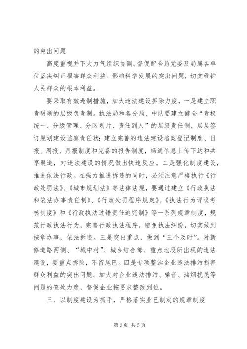 城管行政局监察工作报告.docx