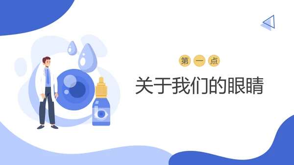 保护视力关注眼睛主题班会通用模板