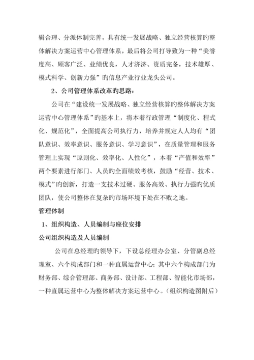 公司发展和管理体制改革专题方案.docx