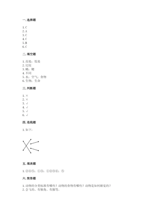 教科版一年级下册科学期末测试卷精品【必刷】.docx