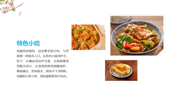 美丽成都城市宣传通用PPT模板