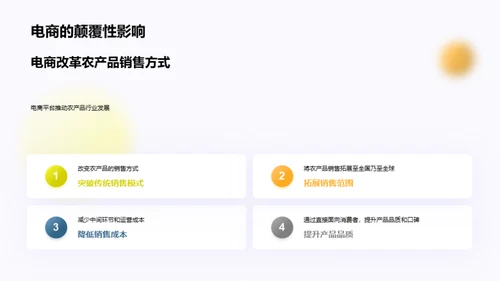 电商赋能农产品销售
