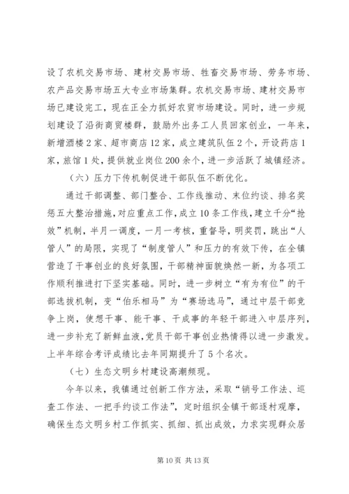 乡镇年终重点事务工作总结范文.docx