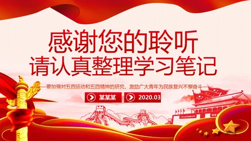 弘扬五四精神做新时代合格团员PPT模板