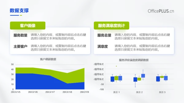 蓝绿色扁平医疗健康产品推广PPT模板