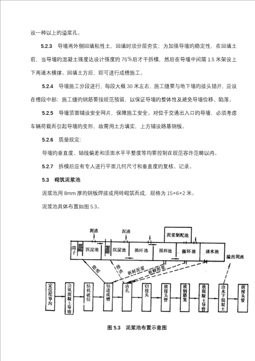 地下连续墙综合施工综合工法