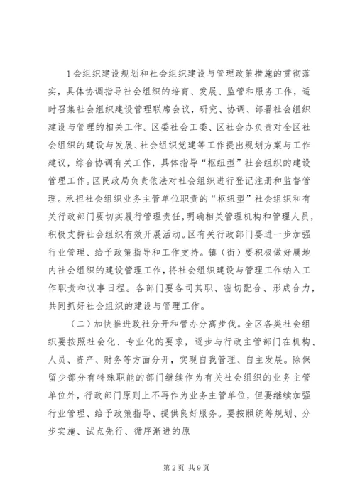 关于加强社会组织党的建设工作的实施意见大全.docx