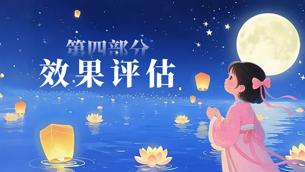 蓝色简约风中元节祭祖活动策划方案PPT模板
