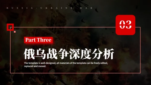 俄鸟战争深度分析通用PPT模板