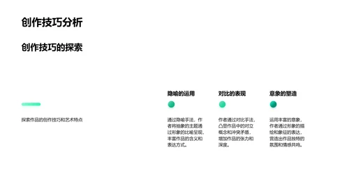 文学研究解读PPT模板