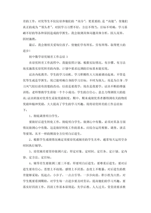 初中数学培优辅差工作总结.docx