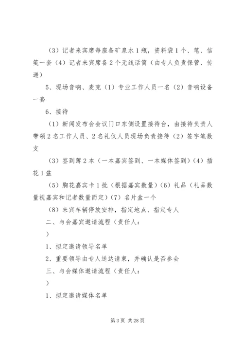 仁禾集团新闻发布会方案.docx