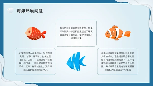 插画剪纸海洋保护科普宣传PPT课件核污水