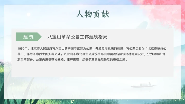 近代史名人之林徽因介绍通用模板