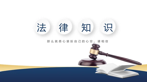 法律知识宣传动态PPT