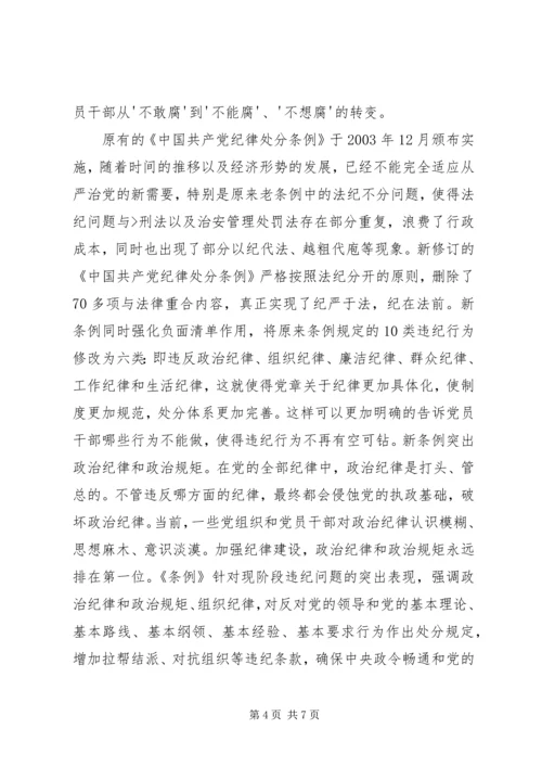 学习党内两部法规心得体会 (4).docx