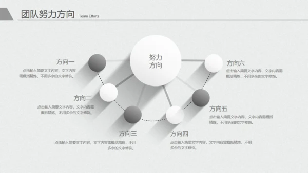 极简灰白年度工作总结报告通用PPT模板