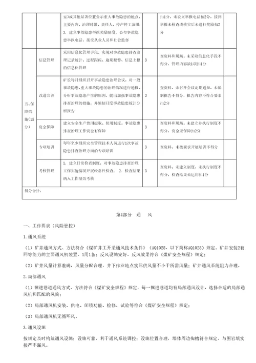 2017煤矿安全质量标准化评分标准共74页