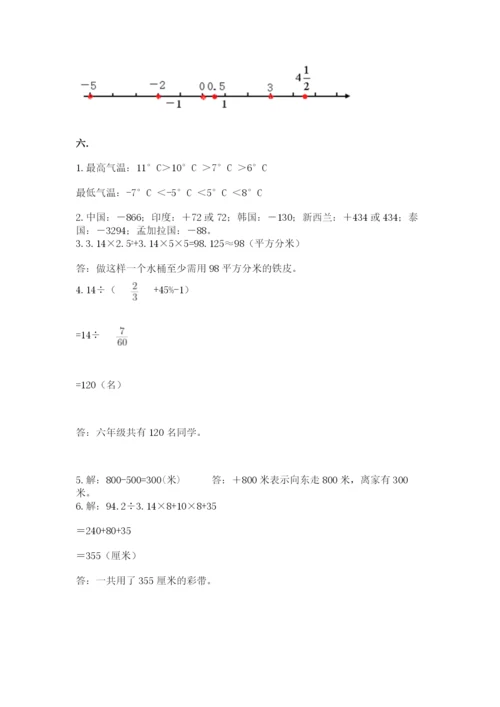 小学毕业班数学检测题精品（巩固）.docx